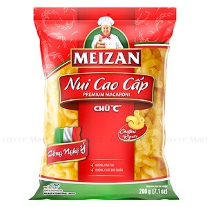 Nui chữ C cao cấp Meizan gói 200g