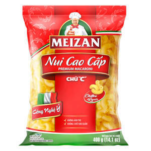 Nui chữ C cao cấp Meizan gói 400g