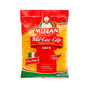 Nui chữ C cao cấp Meizan gói 400g