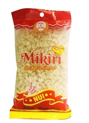 Nui trắng ngắn Mikiri 400g