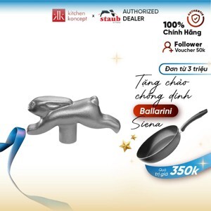 Núm nồi Staub hình thỏ