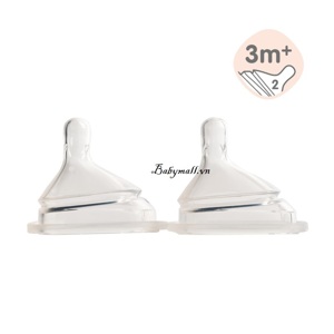 Núm ti Hegen size M dành cho bé từ 3-6 tháng tuổi ( bán lẻ 1 cái)