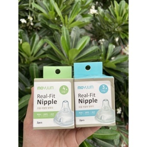 Núm ti Moyuum Hàn Quốc số 3 chữ Y hẹp cho bé từ 5m+ ( 1 set 2 chiếc)