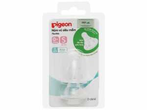 Núm ti silicone siêu mềm cỡ S Pigeon GCPG020050 (NV37001)