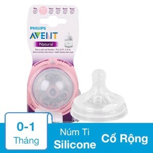 Núm ty Avent  số 1 cổ rộng