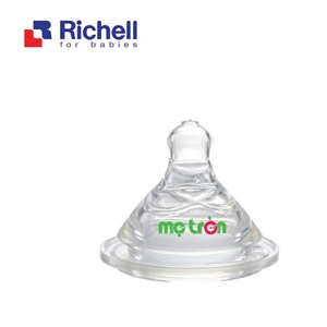 Núm ty cổ rộng Richell 98162 cỡ M (dành cho trẻ trên 3 tháng tuổi)