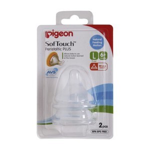 Núm ty silicon Pigeon Plus size L