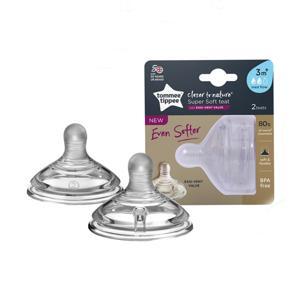 Núm ty Tommee Tippee Medium Flow 3-6 tháng