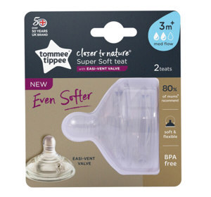 Núm ty Tommee Tippee Medium Flow 3-6 tháng