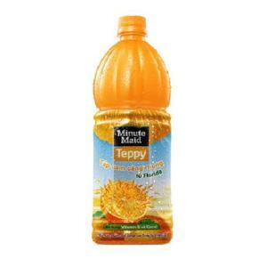 Nước cam có tép Teppy Minute Maid chai 1L
