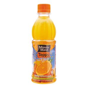 Nước cam có tép Teppy Minute Maid chai 327ml