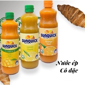 Nước Cam ép đậm đặc hiệu Sunquick – chai 840ml