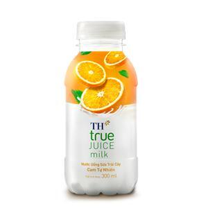 Nước cam ép tự nhiên 99,94% TH True Juice chai 350ml