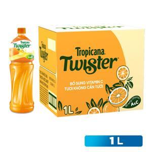 Nước cam ép Twister - Thùng 12 chai 1L