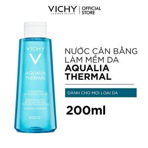 Nước cân bằng da Vichy Aqualia Thermal Hydrating Refreshing Water 200ml