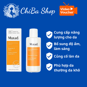 Nước cân bằng độ ẩm Murad Essential-C Toner 180ml