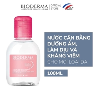 Nước cân bằng dưỡng ẩm Bioderma Sensibio Tonique 100ml