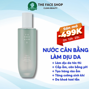 Nước cân bằng dưỡng ẩm làm dịu da Yehwadam Artemisia Soothing Moisturizing Toner (180ml)