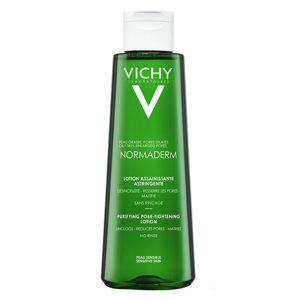 Nước cân bằng làm mềm da, sát khuẩn và se khít lỗ chân lông Vichy Normaderm Purifying Pore Tightening Toner