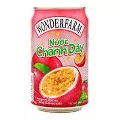 Nước chanh dây Wonderfarm lon 310ml