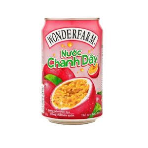 Nước chanh dây Wonderfarm lon 310ml