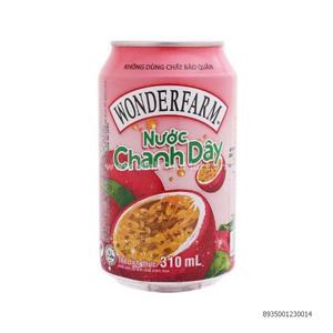 Nước chanh dây Wonderfarm lon 310ml