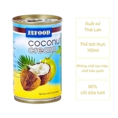 Nước cốt dừa đậm đặc Eufood 165ml