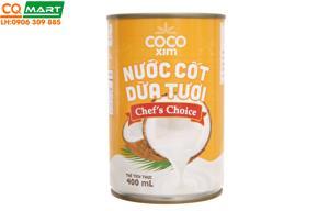 Nước cốt dừa tươi chef's choice Cocoxim lon 400ml