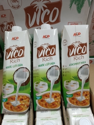 Nước cốt dừa Vico Rich 1 lít