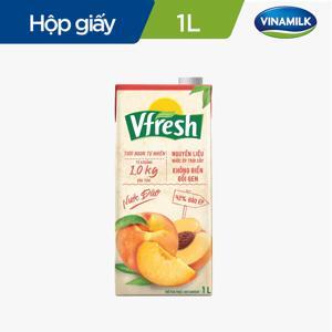 Nước đào ép necta Vfresh hộp 1000 ml