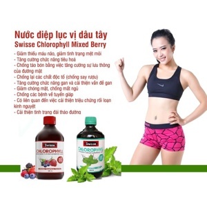 Nước diệp lục tạo hồng cầu máu Swisse Chlorophyll 500ml