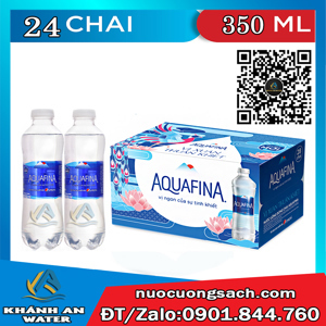 Nước đóng chai Aquafina thùng 24 chai x 350ml