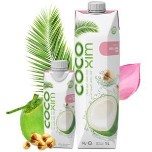 Nước dừa xiêm hương vị sen Cocoxim hộp 330ml