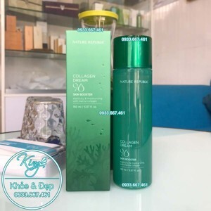 Nước dưỡng căng mịn da Nature Republic Collagen Dream 90 Skin Booster 150ml