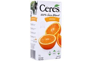 Nước ép cam Ceres hộp 1 lít