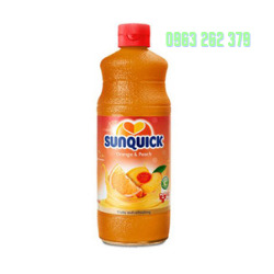 Nước ép cô đặc đào và cam hiệu Sunquick 840 ml