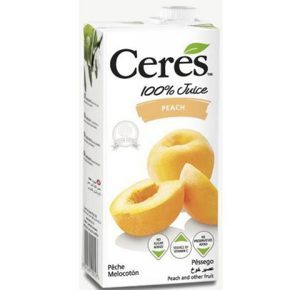 Nước ép đào Ceres - hộp 1 lít