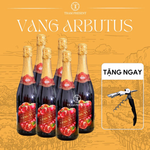 Nước ép Lựu Arbutus có ga 750ml