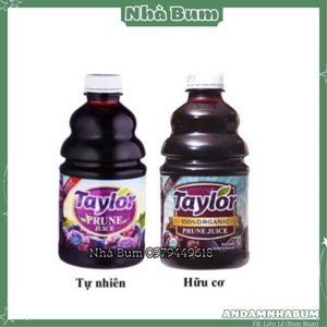 Nước ép mận hữu cơ Taylor 946ml