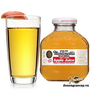 Nước ép Martinelli’s Gold Medal Apple Juice không gas – Chai 296ml, Thùng 24 chai