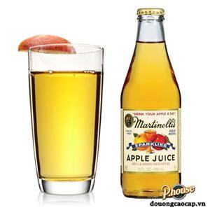 Nước ép Martinelli’s Gold Medal Apple Juice có gas – Chai 296ml, Thùng 24 chai