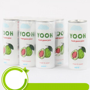 Nước ép ổi Yooh - Lốc 6 lon 240ml