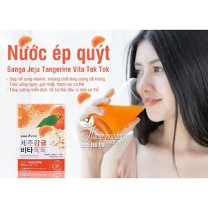 Nước ép Quýt giảm cân Sanga Jeju Tangerine Vita Tok Tok