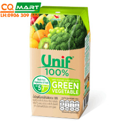 Nước ép rau và trái cây Unif hộp 200ml