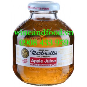 Nước ép táo có gas Martinelli's - Chai 296ml