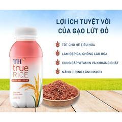 Nước gạo lứt đỏ TH True Rice - 300ml