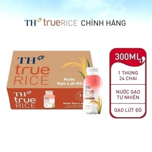 Nước gạo rang TH True Rice thùng 24 chai 300ml