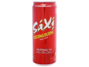 Nước giải khát có gas hương sá xị Chương Dương lon 330ml