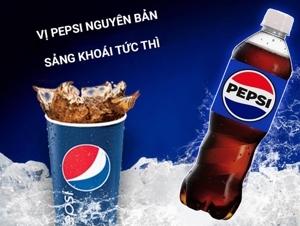 Nước giải khát có gas Pepsi chai 390ml