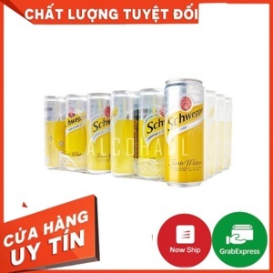 Nước giải khát có gas Schweppes Tonic - 330ml, 24 lon